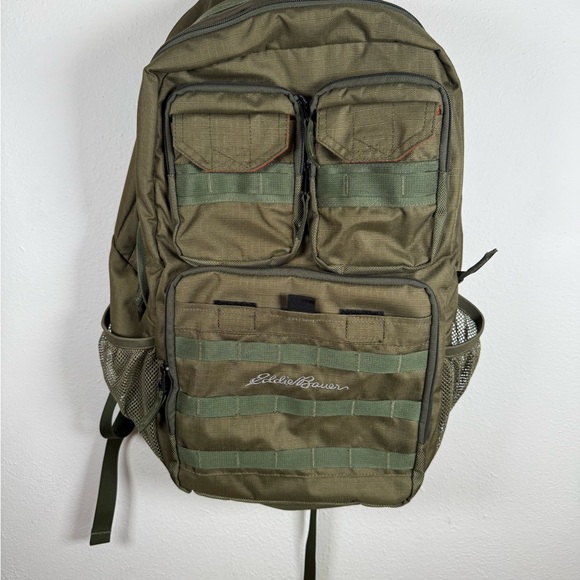Eddie Bauer Men's Khaki Backpack - Picture 1 of 3